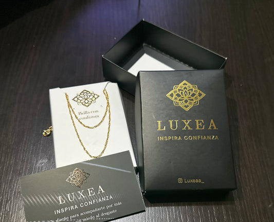 Cadena venenciana con cruz con circones