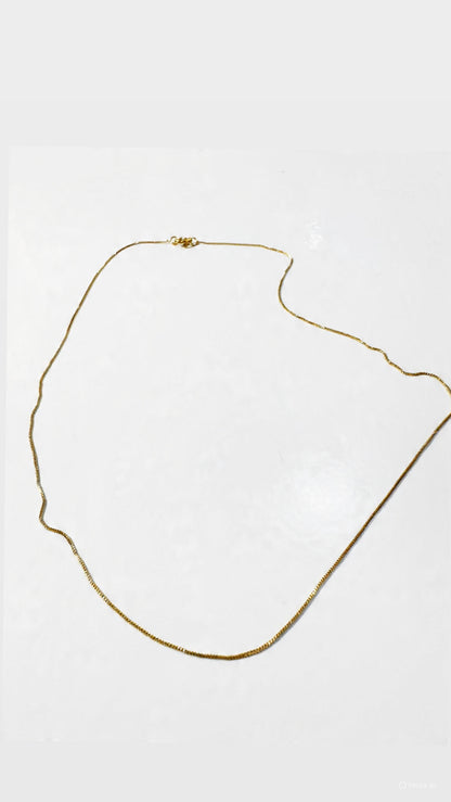 Cadena venenciana con cruz con circones